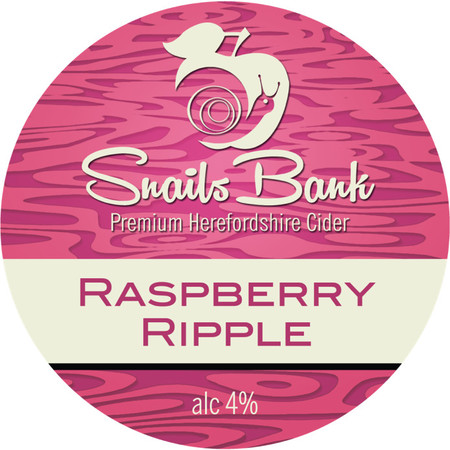 Snails Bank Raspberry Ripple 50Ltr Keg Cider 4.0%