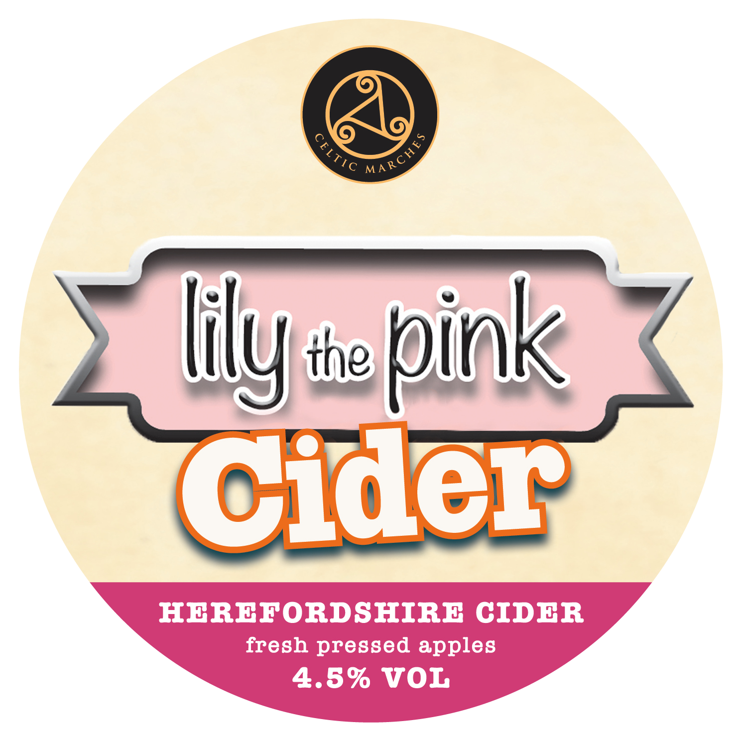 Celtic Marches Lilly The Pink 20Ltr Bag In Box Hazy 4.5%