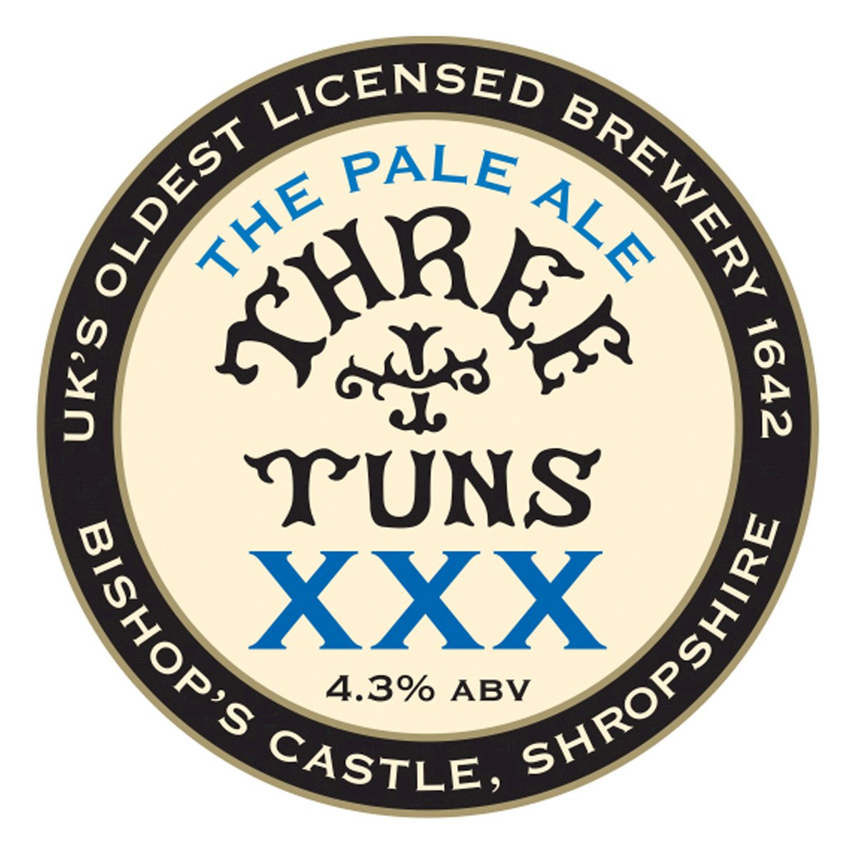 Three Tuns Brewery XXX 9 Gallons Pale   4.3%