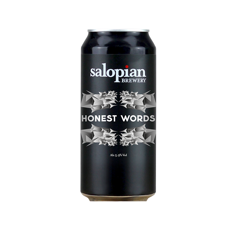 Salopian Honest Words Black Range 12 x 440ml Hazy Pale 5.9%