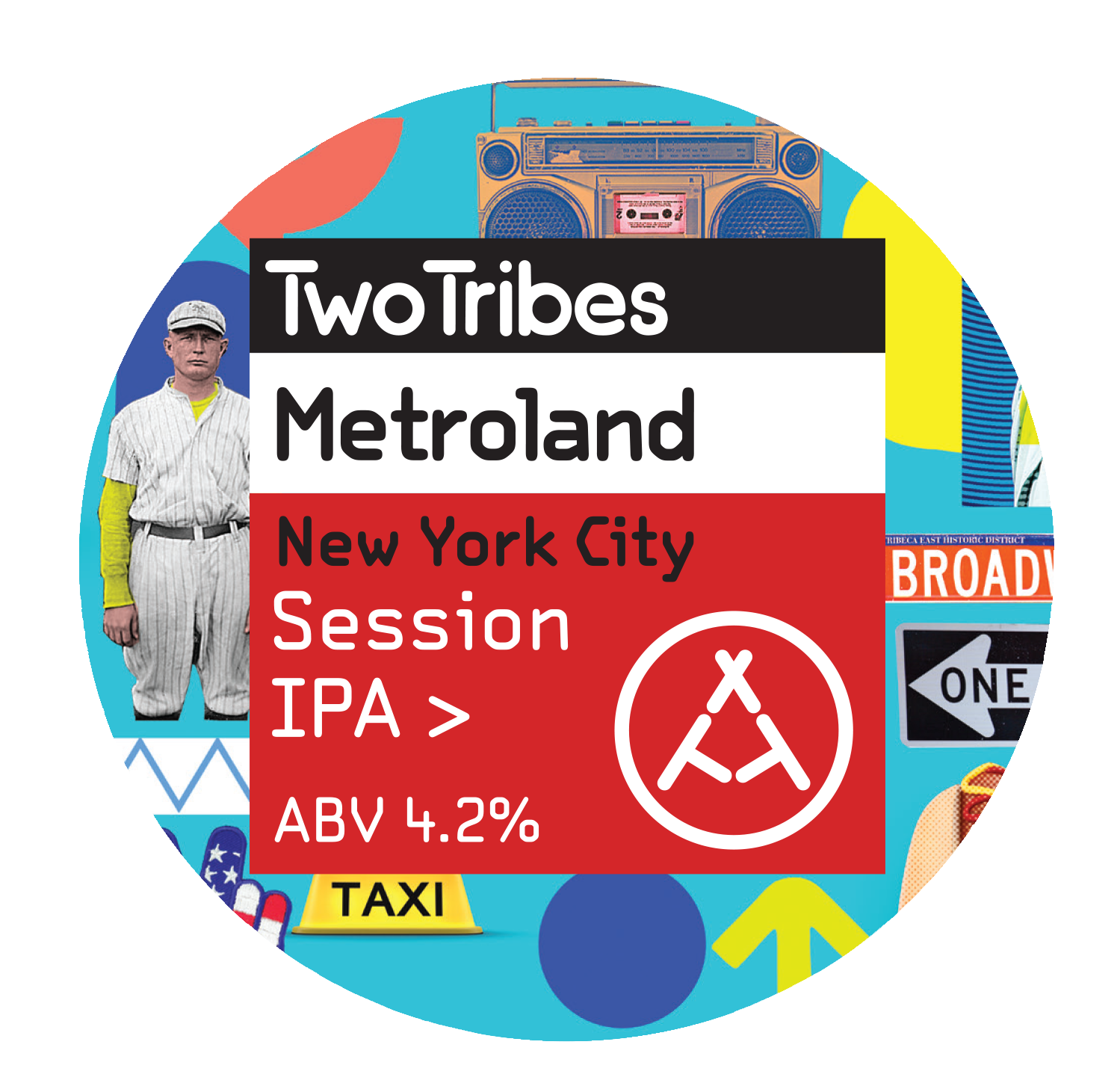 Two Tribes Metroland NYC 30L Keg Star Hazy Pale 4.2% VF