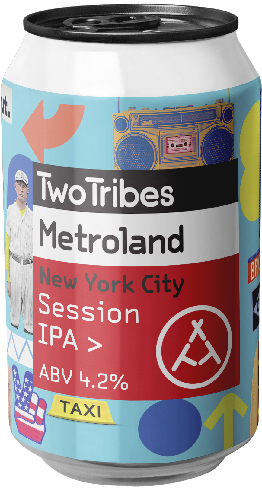 Two Tribes Metroland NYC 24 x 330ml Hazy Pale 4.2% VF