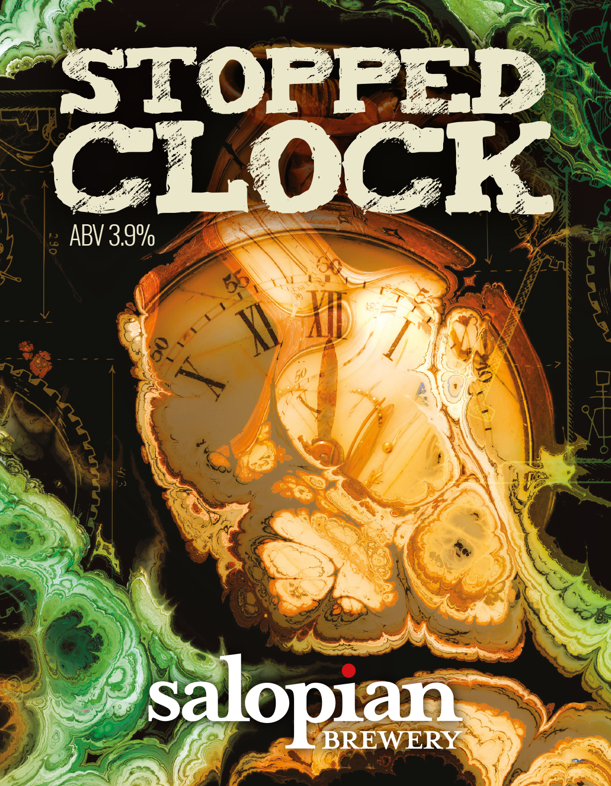 Salopian Stopped Clock 9 Gallons Golden    3.9%