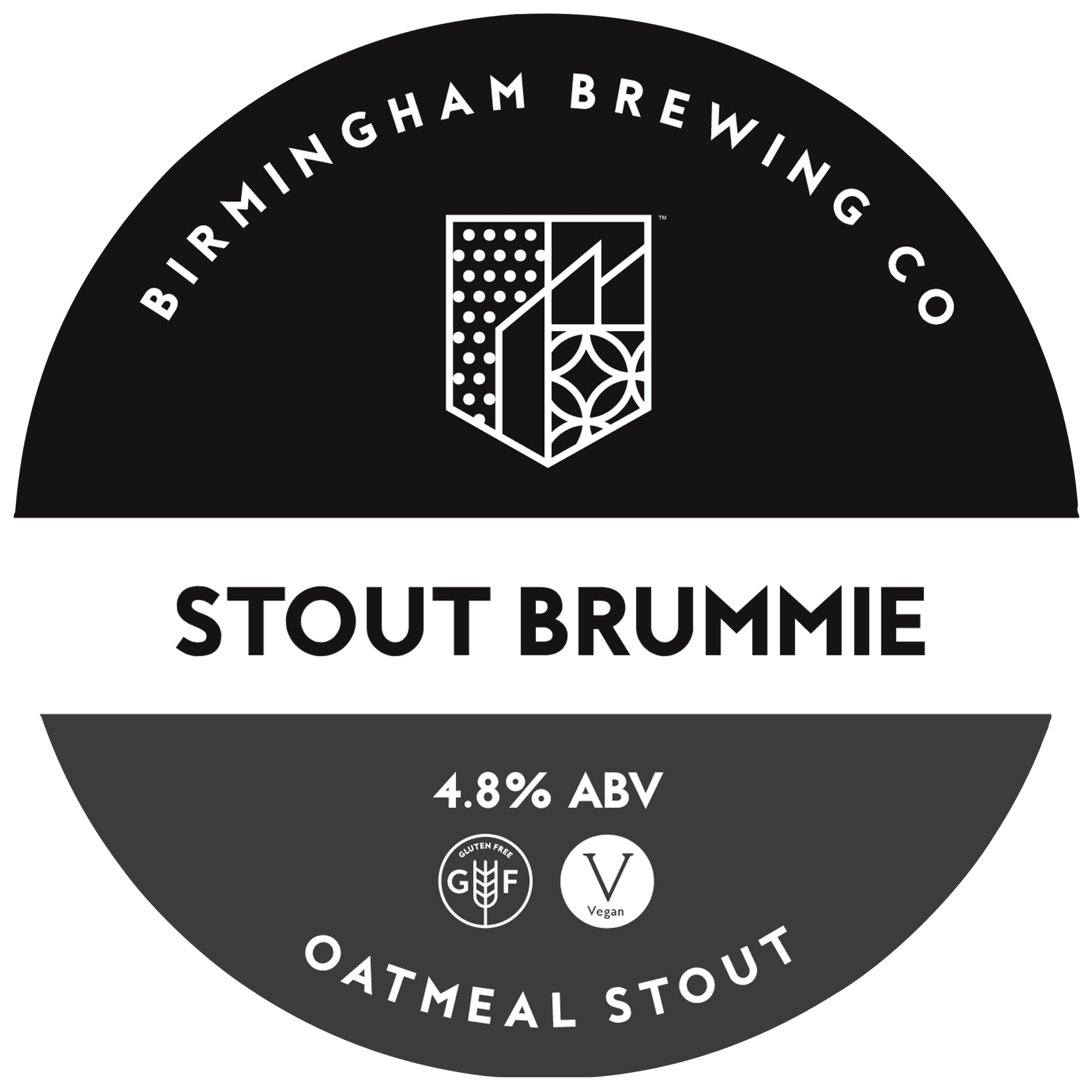 Birmingham Brewing Stout Brummie 9 Gallons Dark 4.8%
